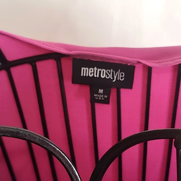 Metrostyle Women's Blouse - Pink - Size M - Picture 3 of 5